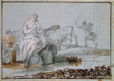 Apollo and Mercury by Claude Lorrain